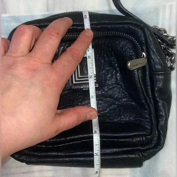 ๐ธ Karl Lagerfeld ๐ธ 100% Leather ๐ธ Crossbody bag ๐ธ Brand new ๐ธ - Picture 5 of 8
